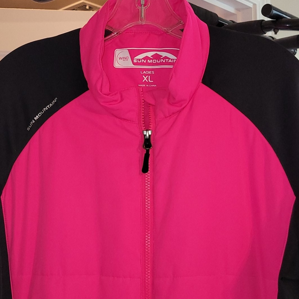 Pink and black Jacket